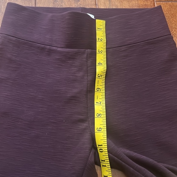 Matty M High Rise Pinte Leggings Dark Wine Size XS New With Tag - Picture 6 of 10